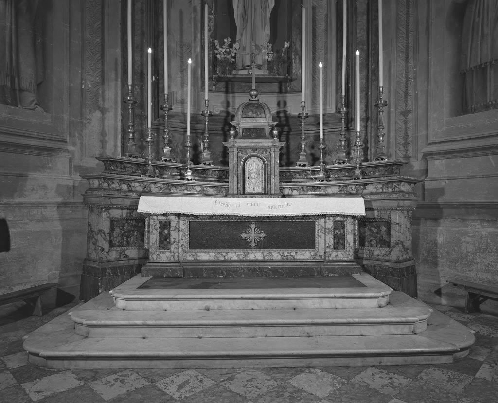 mensa d'altare - manifattura bolognese (seconda metà sec. XVIII)