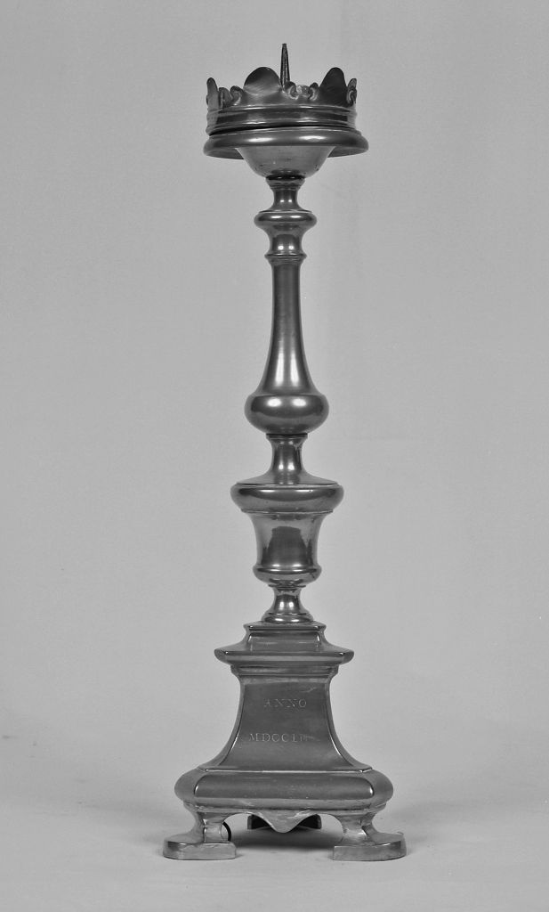 candeliere - manifattura bolognese (sec. XVIII)