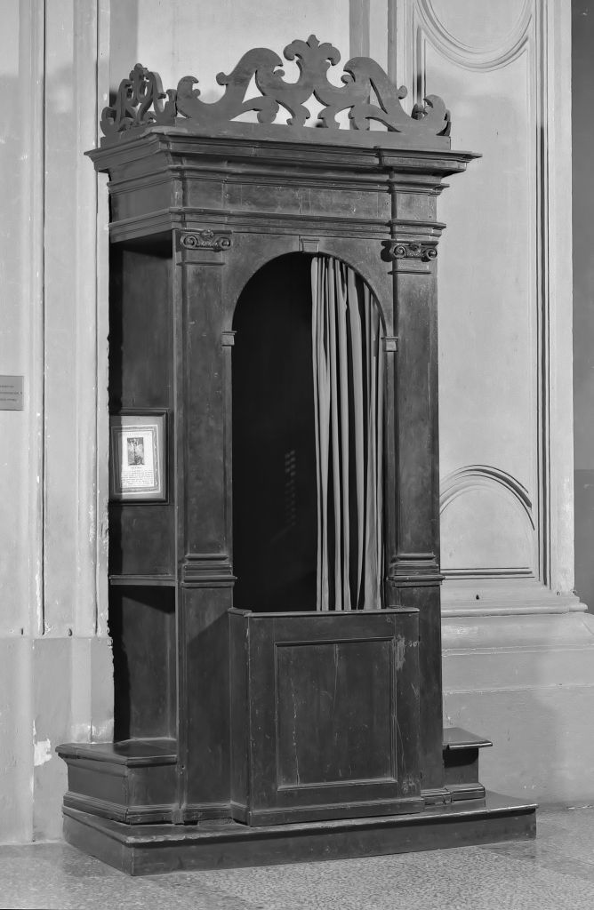 confessionale - manifattura bolognese (secc. XVIII/ XIX)