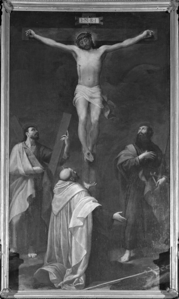 Cristo crocifisso (dipinto) di Cesi Bartolomeo (sec. XVI)