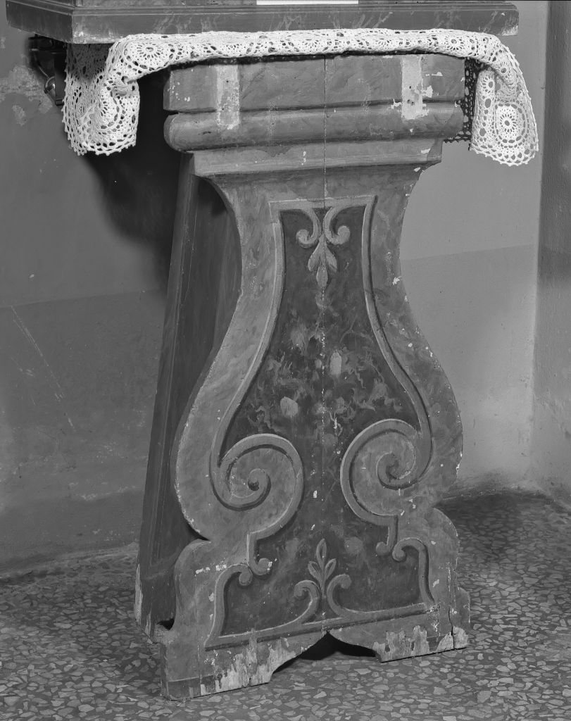 espositorio eucaristico - manifattura bolognese (secc. XVII/ XVIII)