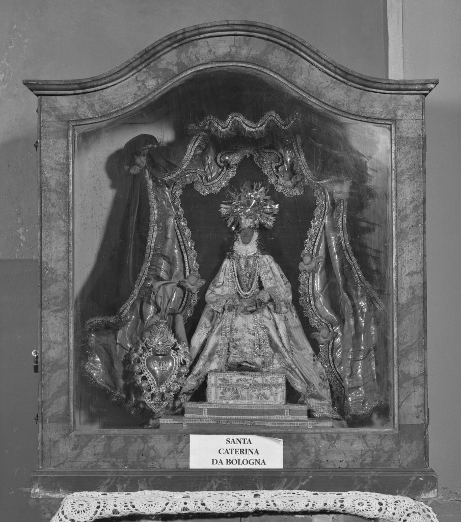 Santa Caterina de' Vigri (statuetta devozionale) - manifattura bolognese (secc. XVII/ XVIII)