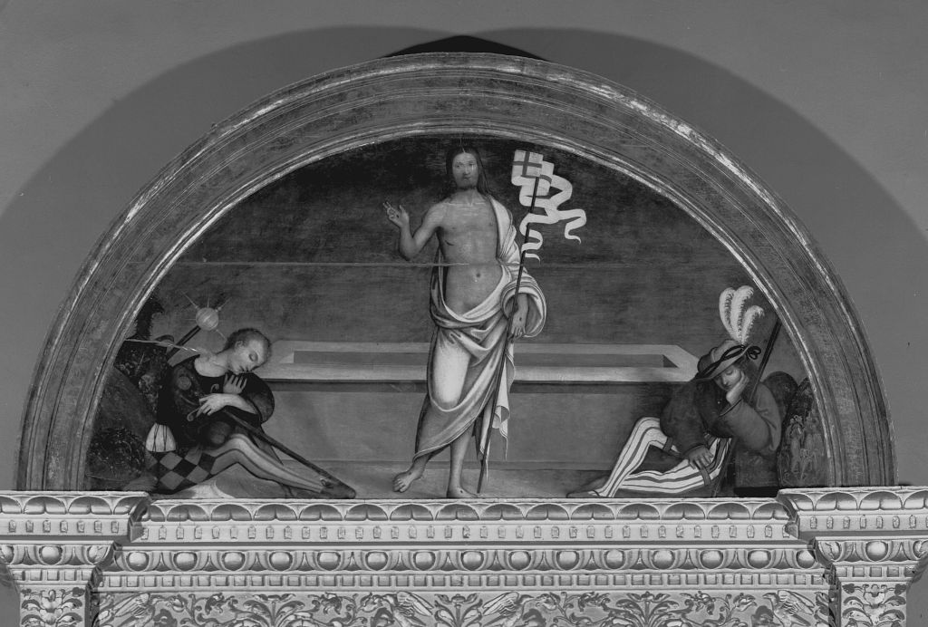Cristo risorto (dipinto) di Costa Lorenzo il Vecchio (sec. XVI)