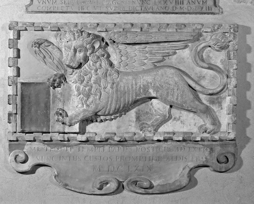leone di San Marco (rilievo) - manifattura bolognese (sec. XV)