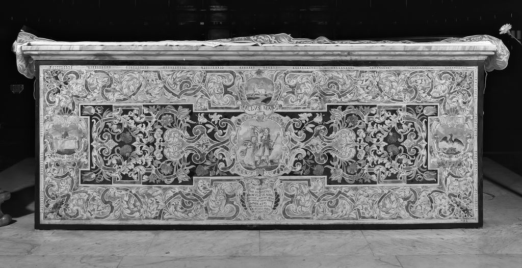 paliotto - manifattura bolognese (prima metà sec. XVIII)