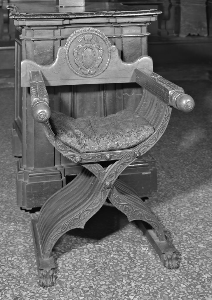 sedia - a icasse - manifattura bolognese (seconda metà sec. XVII)