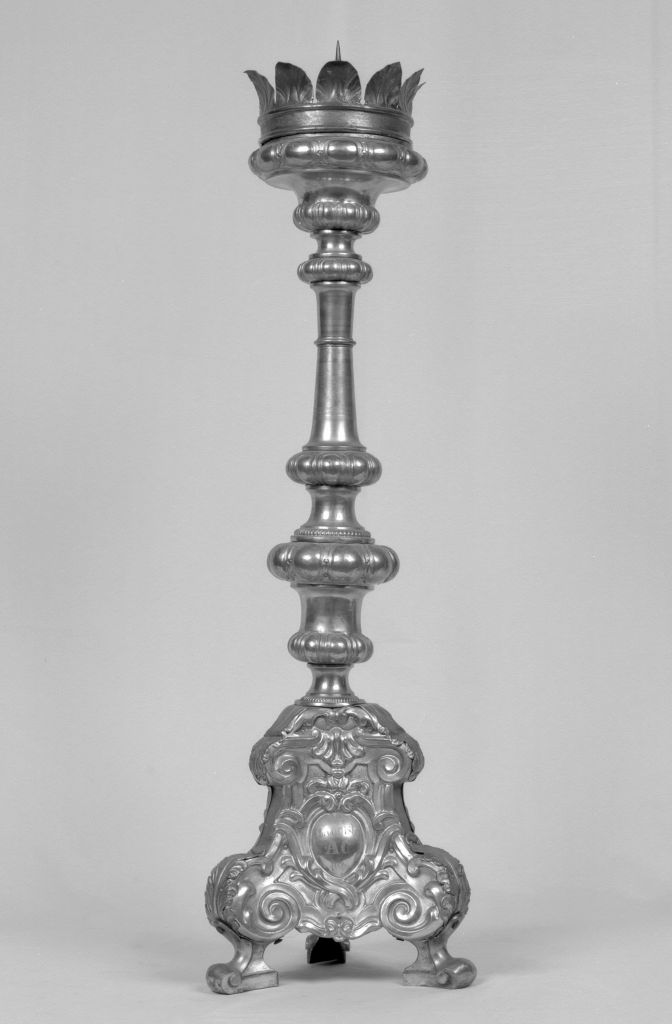 candeliere d'altare - produzione bolognese (sec. XIX)