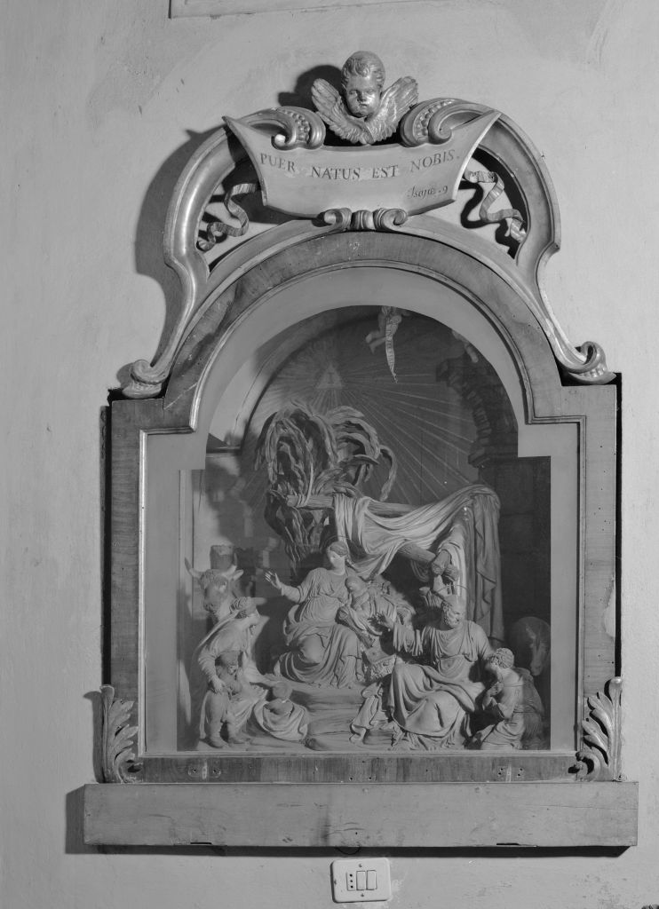 sportello di vetrina - produzione bolognese (fine/inizio secc. XVIII/ XIX)