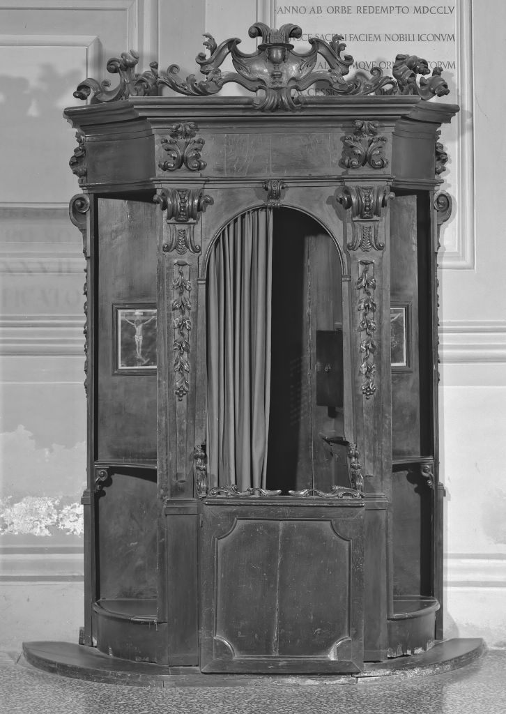 confessionale - produzione bolognese (prima metà sec. XVIII)