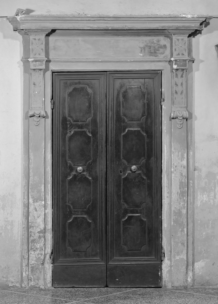 mostra di porta - produzione bolognese (fine/inizio secc. XVI/ XVII)