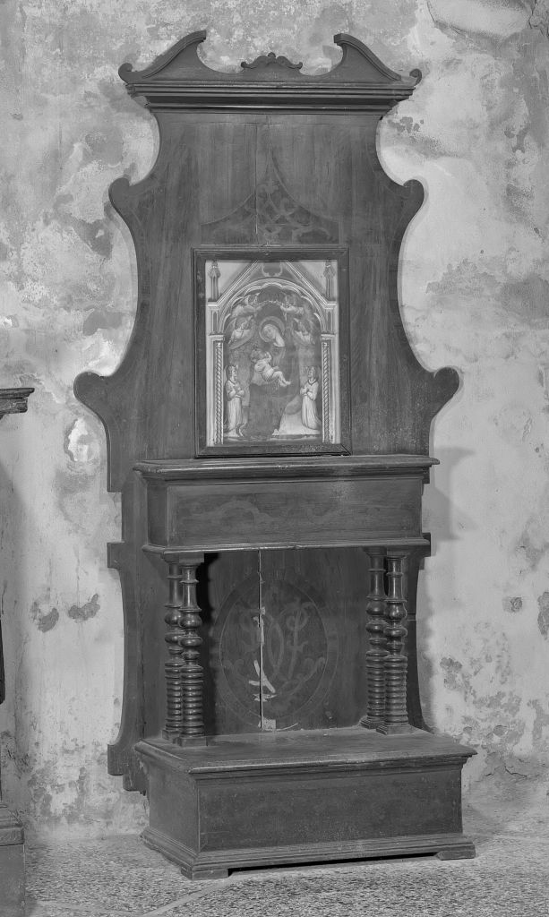 inginocchiatoio - produzione bolognese (sec. XVIII)