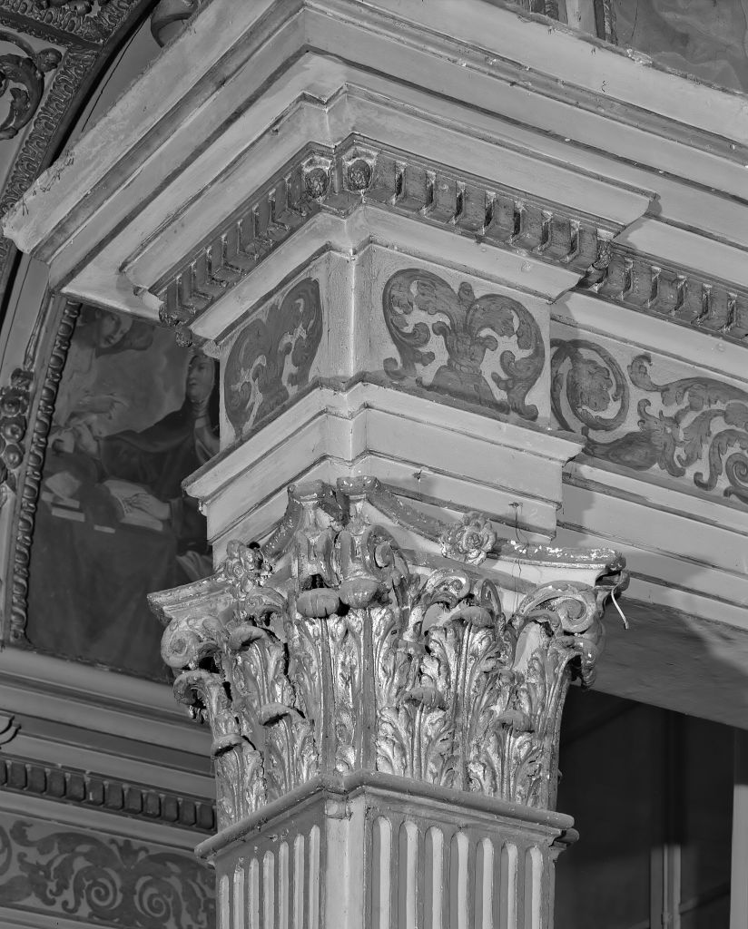 capitello - produzione bolognese (sec. XVII)