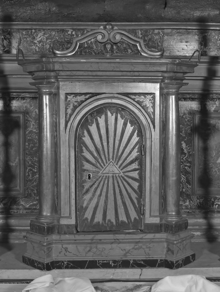 tabernacolo - produzione bolognese (prima metà sec. XVII)