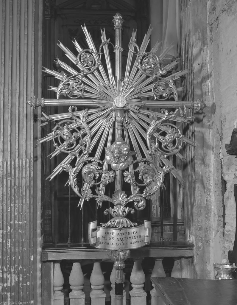 croce processionale - produzione bolognese (sec. XVIII)