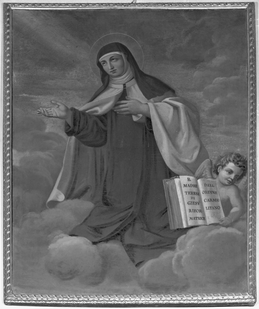 Santa Teresa su nubi (dipinto) - ambito bolognese (prima metà sec. XVIII)