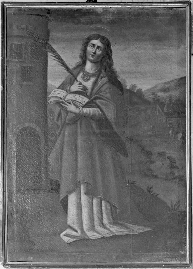 Santa Barbara (dipinto) - ambito bolognese (prima metà sec. XVII)