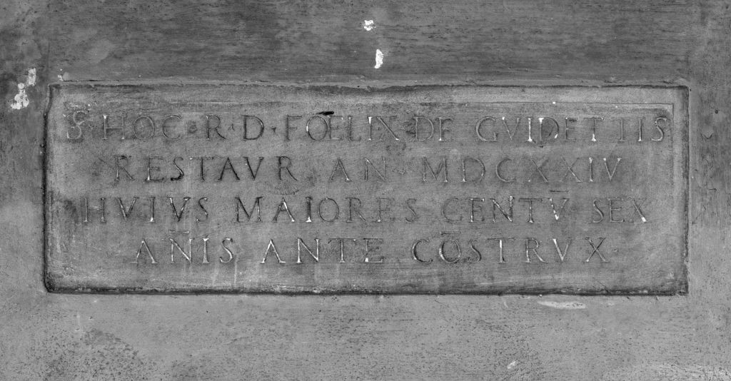 lapide documentaria - manifattura bolognese (sec. XVII)