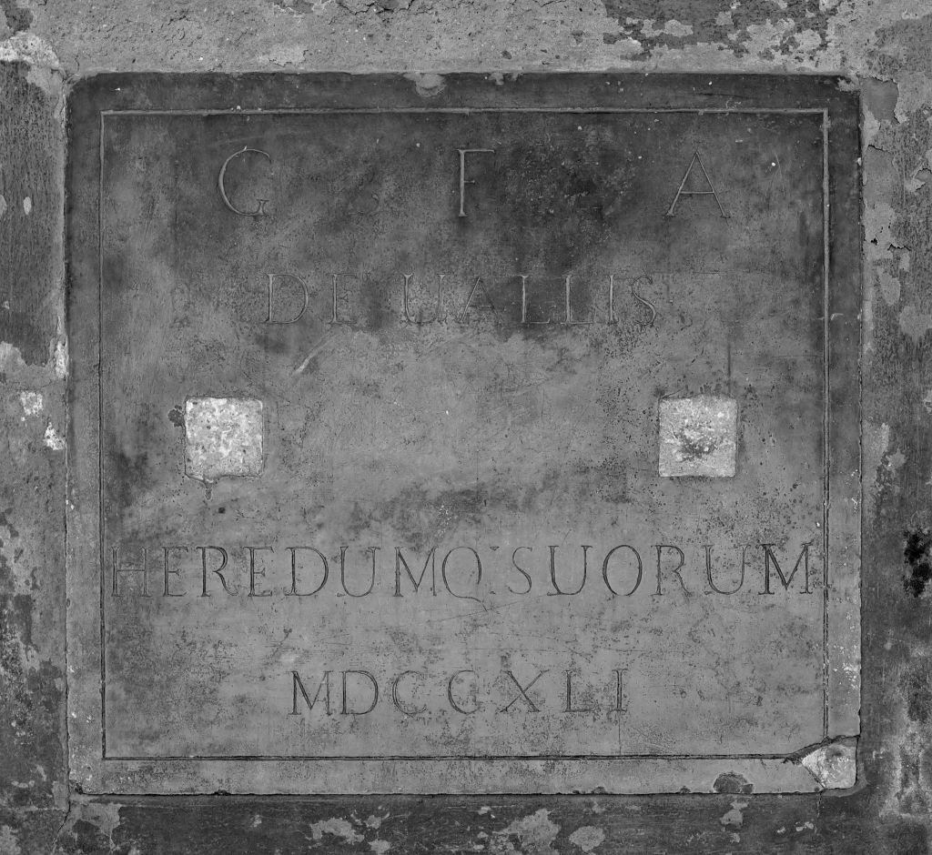 lastra tombale - manifattura bolognese (sec. XVIII)