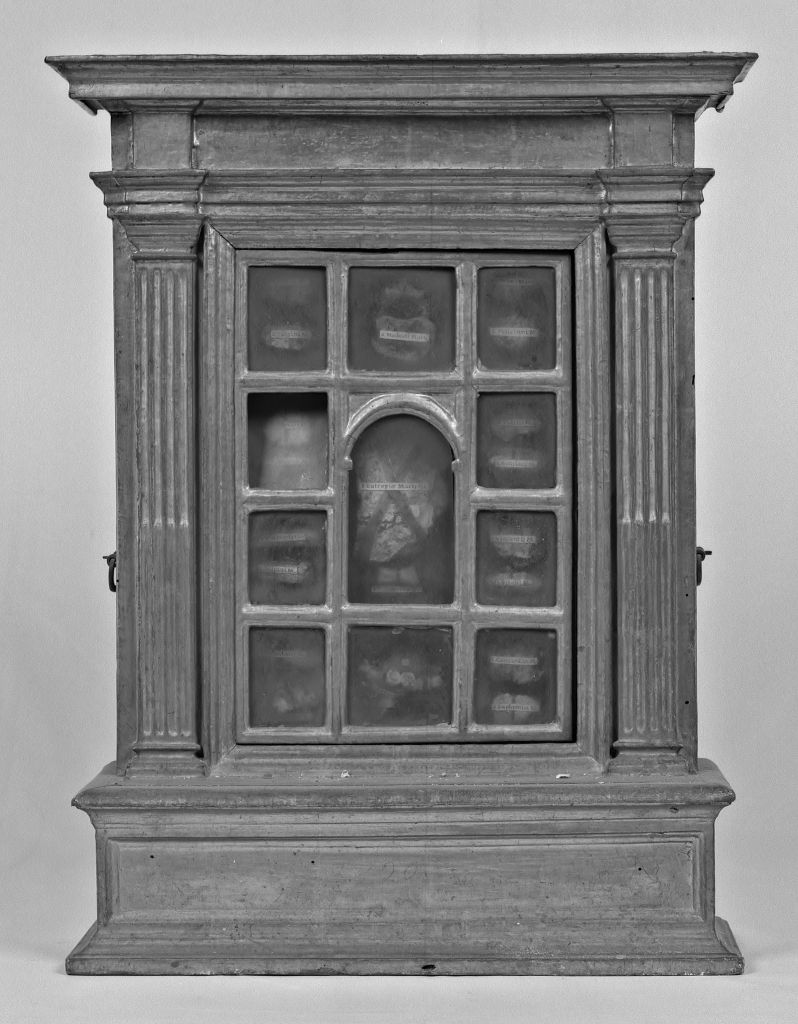 reliquiario - a tabella - manifattura bolognese (prima metà sec. XIX)