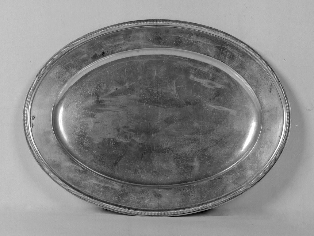 vassoio - produzione bolognese (sec. XIX)