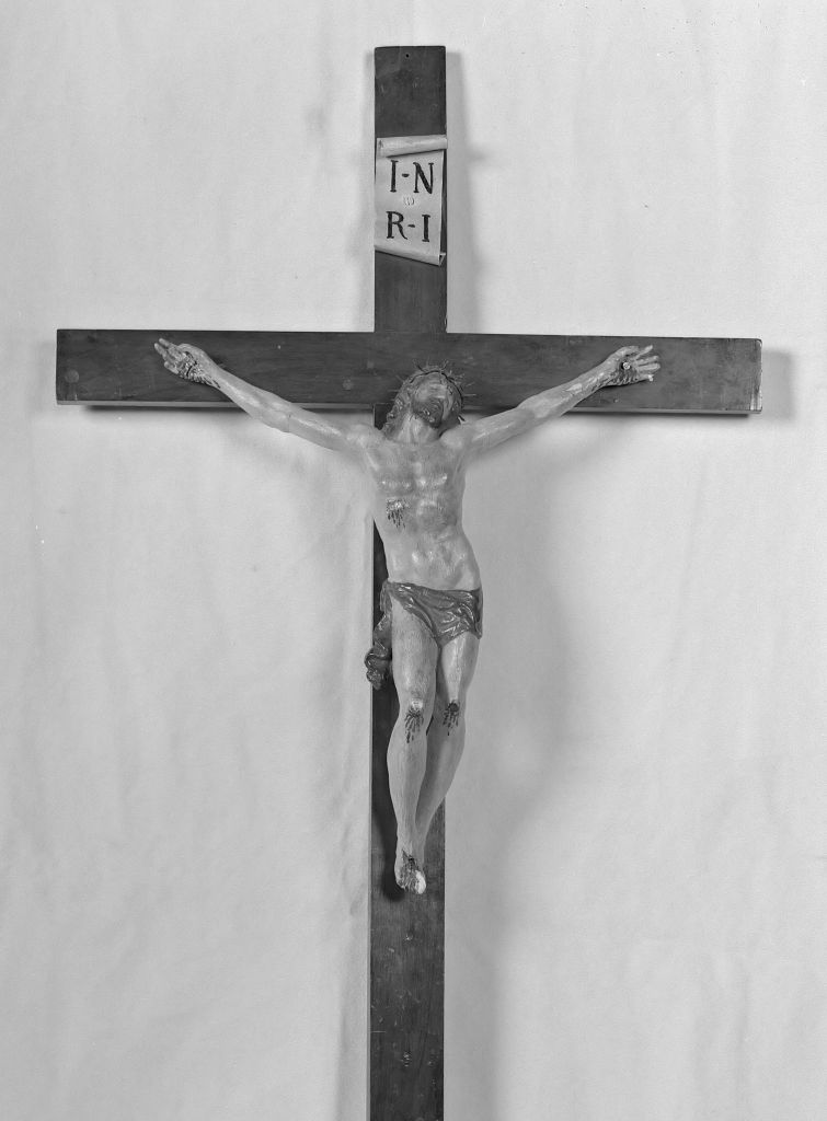 Cristo crocifisso (scultura) - produzione bolognese (sec. XIX)