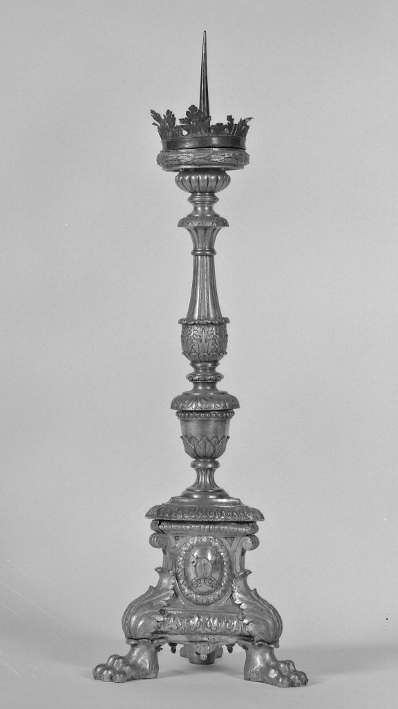candeliere d'altare - produzione bolognese (sec. XIX)