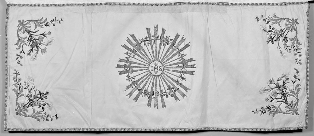 velo omerale - produzione bolognese (sec. XIX)