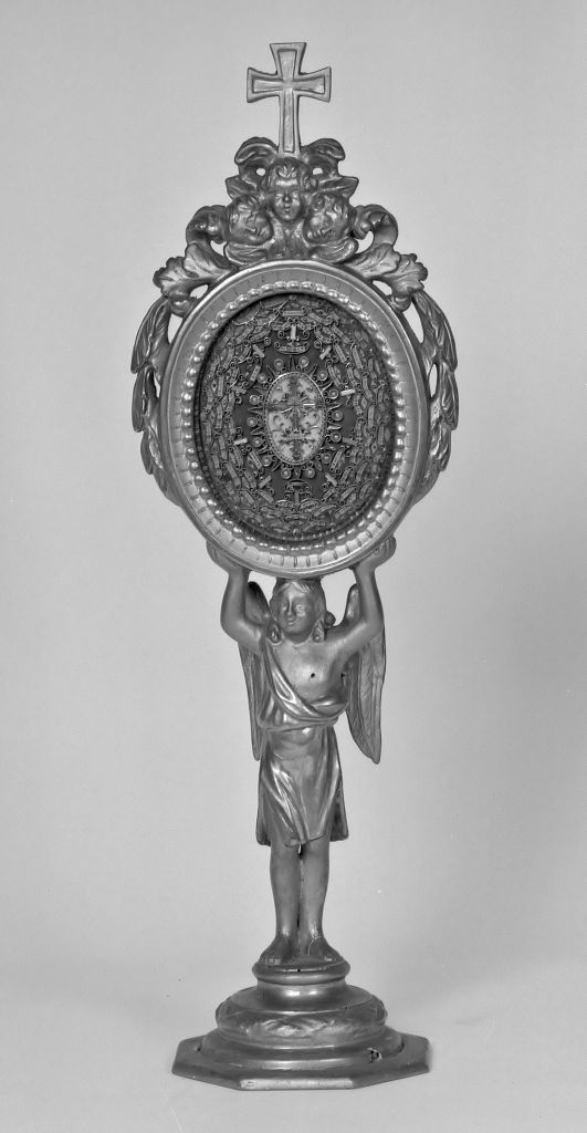 reliquiario - a ostensorio - produzione bolognese (ultimo quarto sec. XIX)