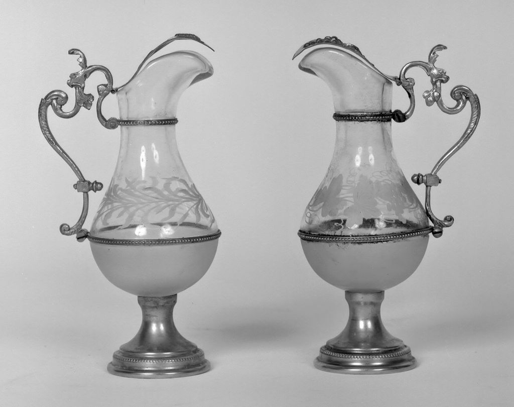 servizio di ampolline, insieme - produzione bolognese (primo quarto sec. XX)