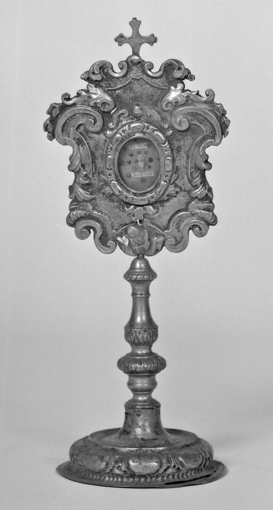 reliquiario - a ostensorio - produzione bolognese (seconda metà sec. XVII)