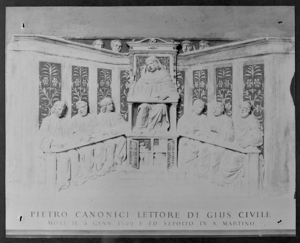 monumento sepolcrale di Pietro Canonici (fotografia) di Poppi Pietro (sec. XIX)