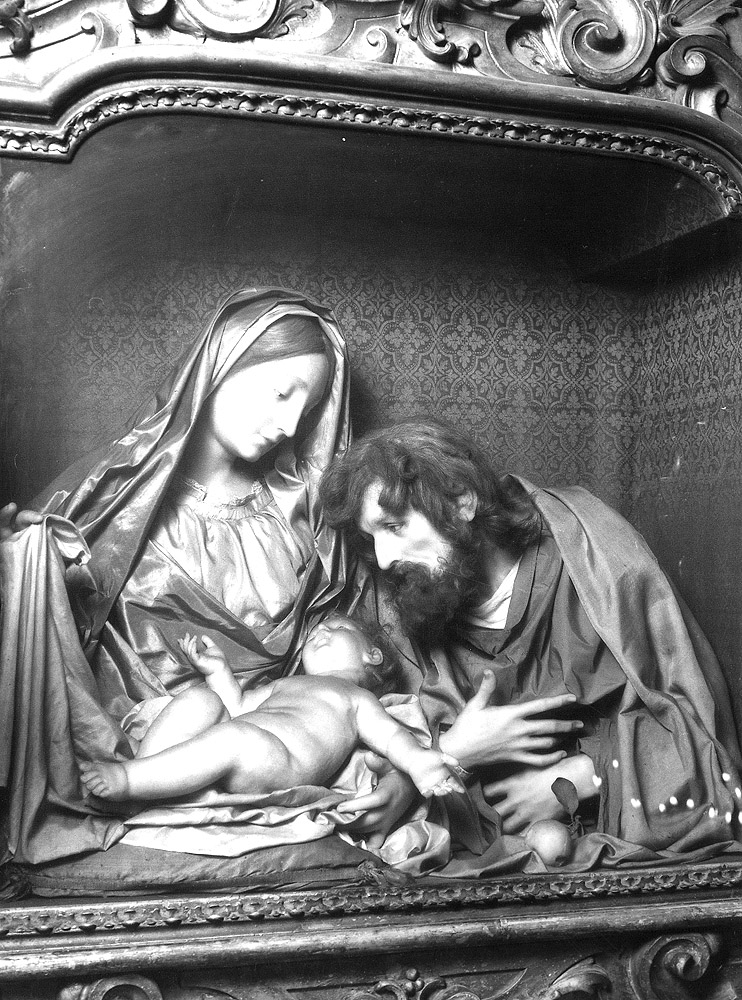 Sacra Famiglia (gruppo scultoreo) di Piò Angelo (metà sec. XVIII)