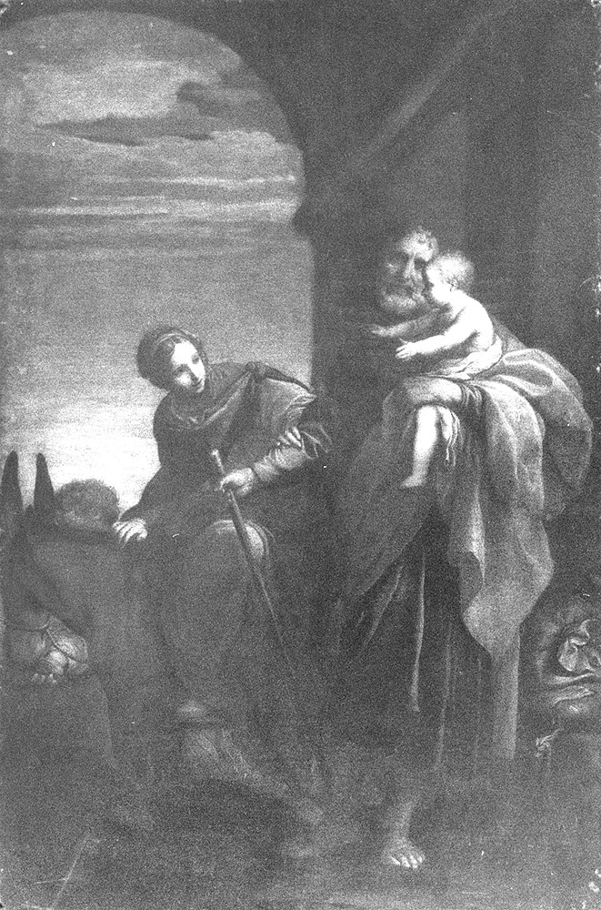 fuga in Egitto (dipinto) di Tiarini Alessandro (sec. XVII)