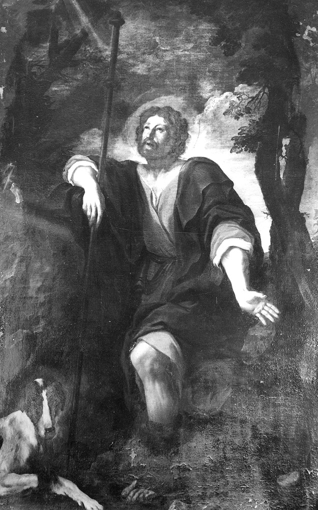 San Rocco (dipinto) di Viani Giovannino Maria (sec. XVII)