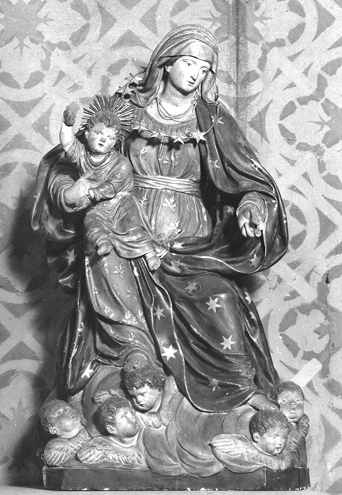Madonna con Bambino (statua) - ambito emiliano (seconda metà sec. XVIII)