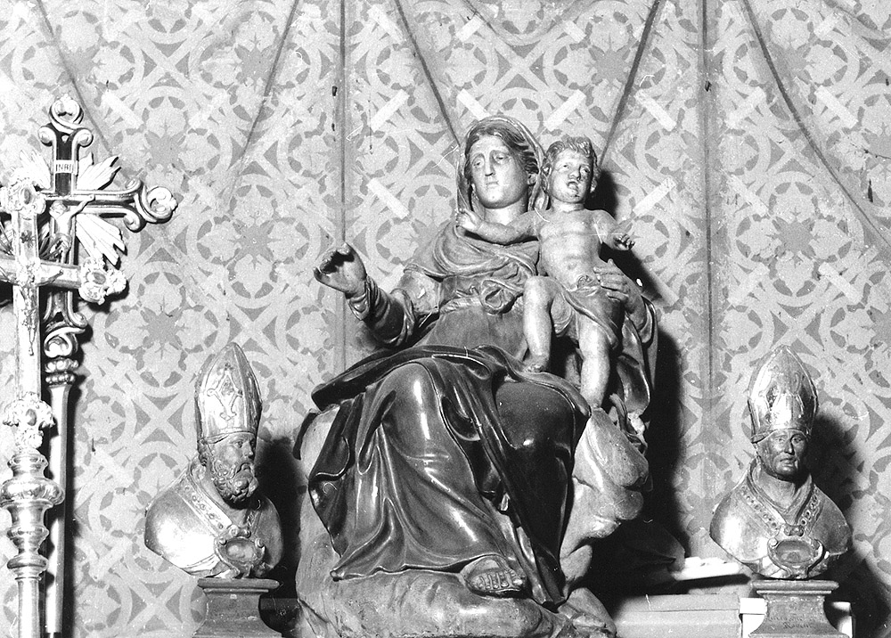 Madonna con Bambino (statua) - ambito emiliano (prima metà sec. XIX)