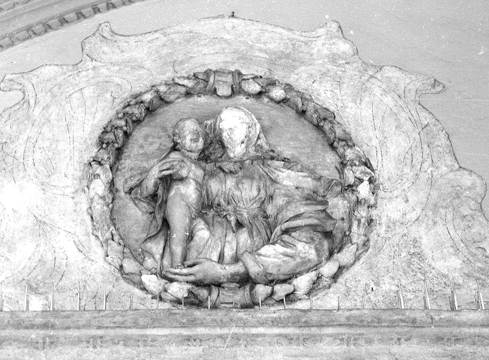 Madonna con Bambino (rilievo) - manifattura emiliana (primo quarto sec. XVI)