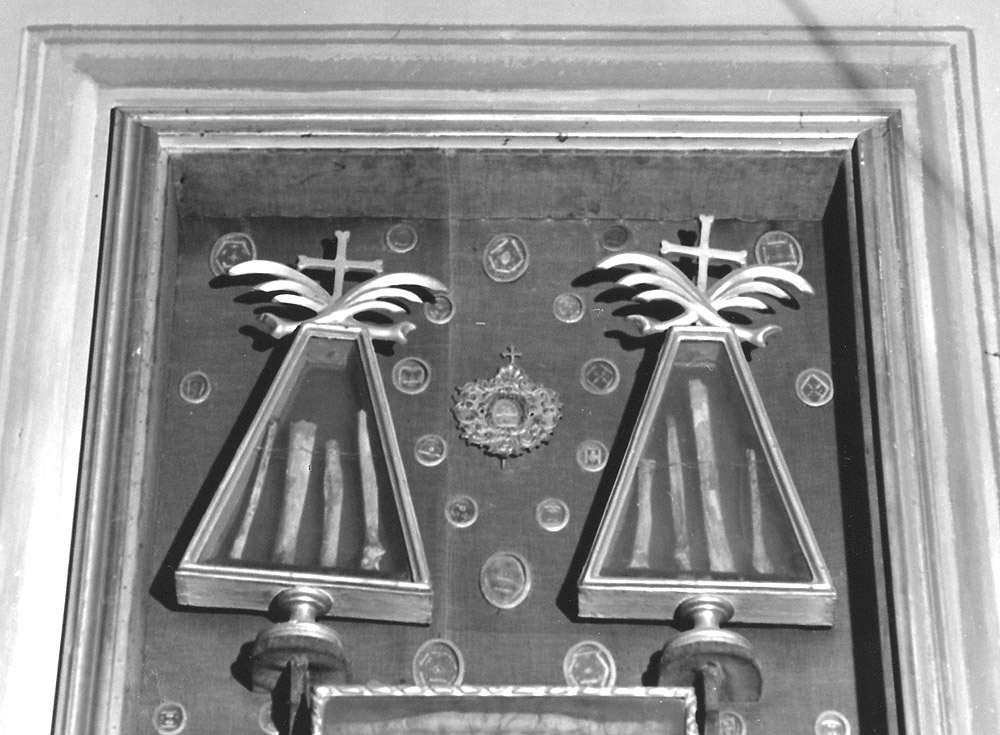 reliquiario architettonico - produzione emiliana (seconda metà sec. XVIII)