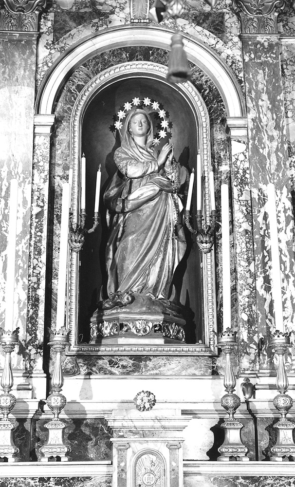 Immacolata concezione (statua) di Scandellari Filippo (seconda metà sec. XVIII)