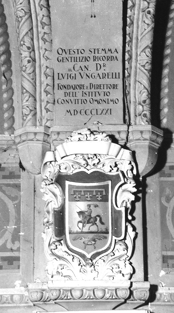 iscrizione dipinta, insieme - manifattura emiliana (sec. XIX)