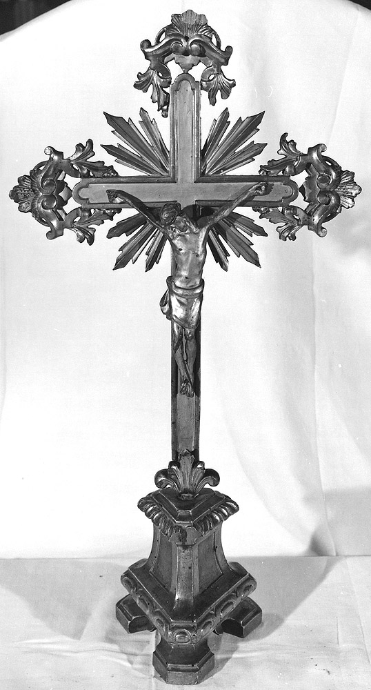 croce d'altare - produzione emiliana (seconda metà sec. XVIII)