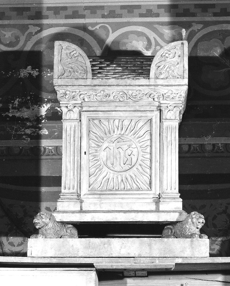 tabernacolo - produzione emiliana (ultimo quarto sec. XIX)