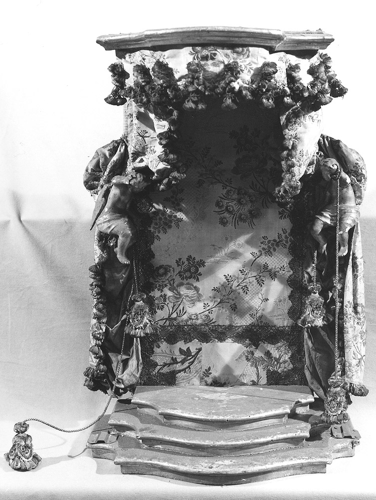 tronetto per esposizione eucaristica - produzione emiliana (seconda metà sec. XVIII)