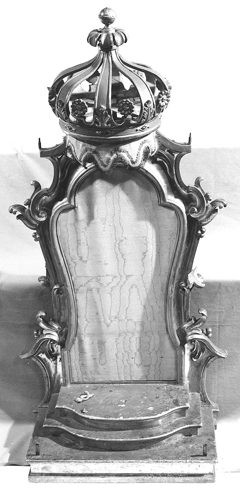 tronetto per esposizione eucaristica - produzione emiliana (seconda metà sec. XVIII)