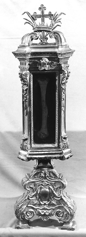 reliquiario architettonico - produzione emiliana (sec. XVIII)