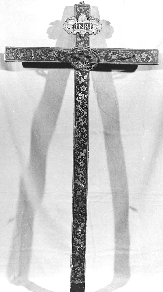 croce penitenziale - produzione emiliana (prima metà sec. XVIII)