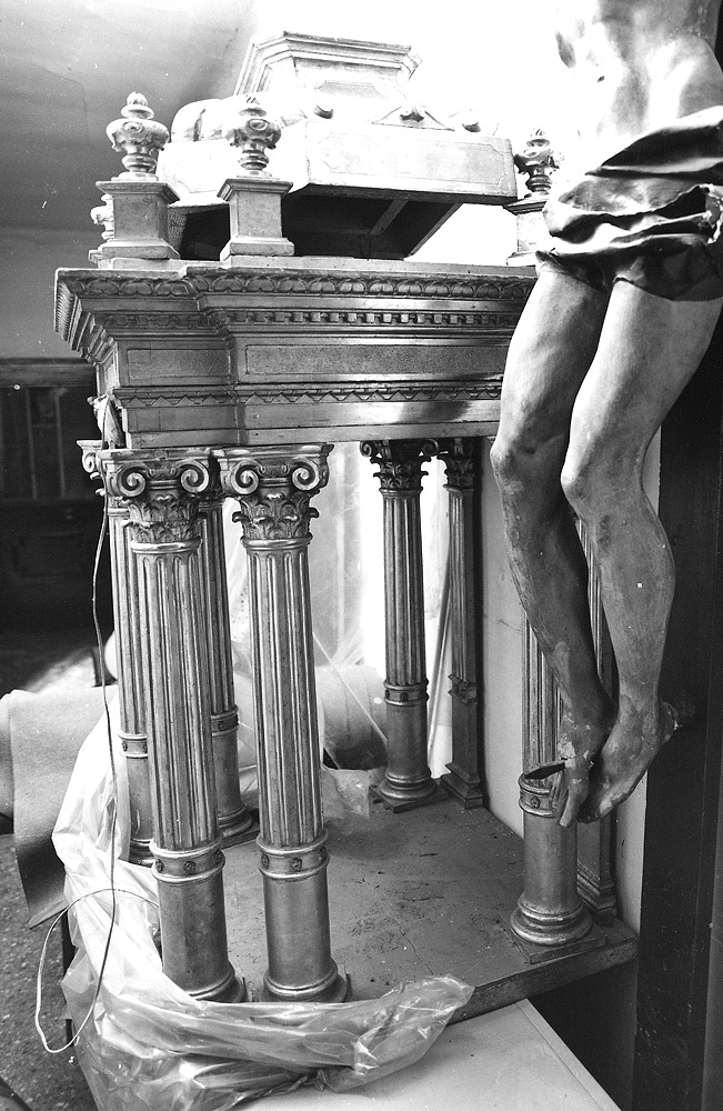 macchina processionale - produzione emiliana (ultimo quarto sec. XIX)