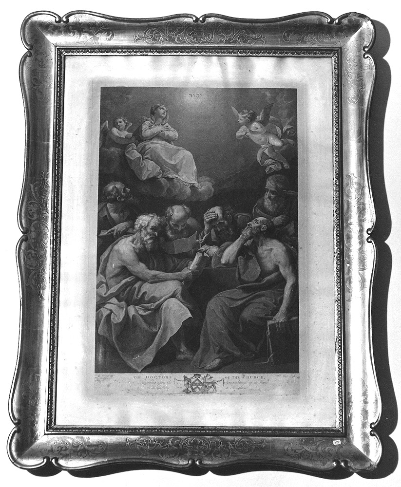 dottori della Chiesa (incisione) di Beydell John (sec. XVIII)