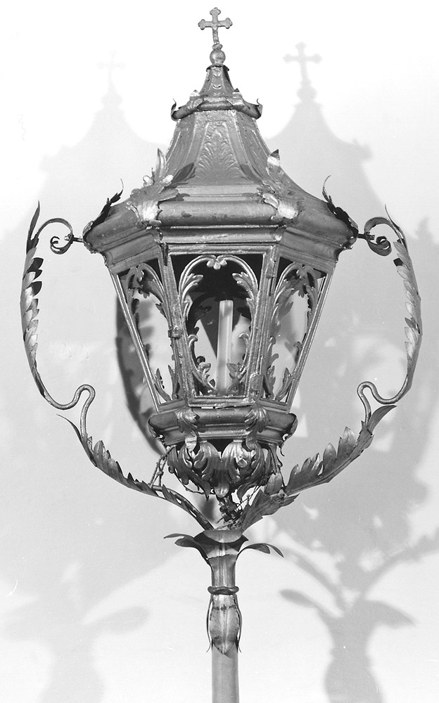 lanterna processionale - produzione emiliana (sec. XIX)