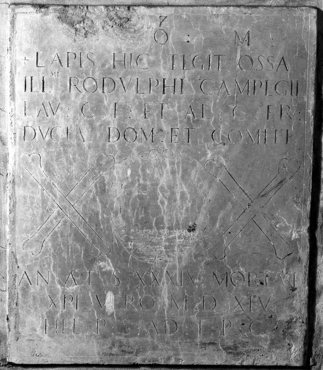 lapide - manifattura bolognese (sec. XVI)